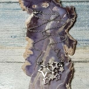 Silver Star Pendant Necklace